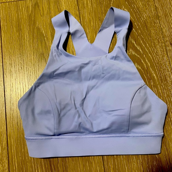 LULULEMON Nulux Purple Sports Bra - Sz 4 - Picture 2 of 2
